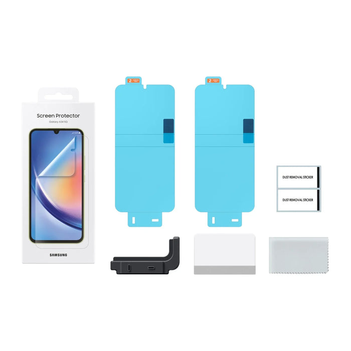 Samsung Screen Protector 2x screen protector for Samsung Galaxy A34 5G (EF-UA346CTEGWW) - Cell phone protection
