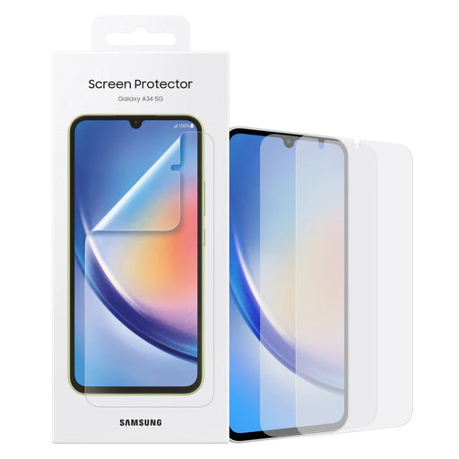 Samsung Screen Protector 2x screen protector for Samsung Galaxy A34 5G (EF-UA346CTEGWW) - Cell phone protection