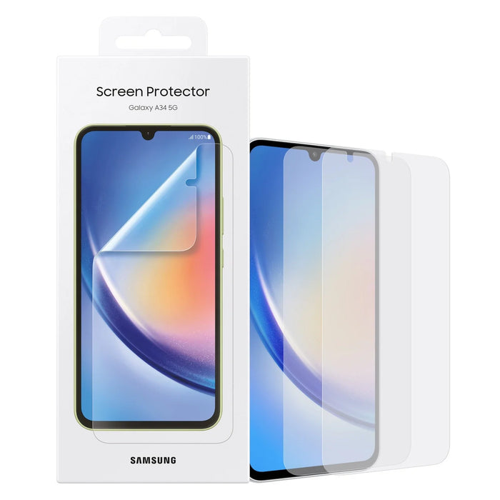 Samsung Screen Protector 2x screen protector for Samsung Galaxy A34 5G (EF-UA346CTEGWW) - Cell phone protection