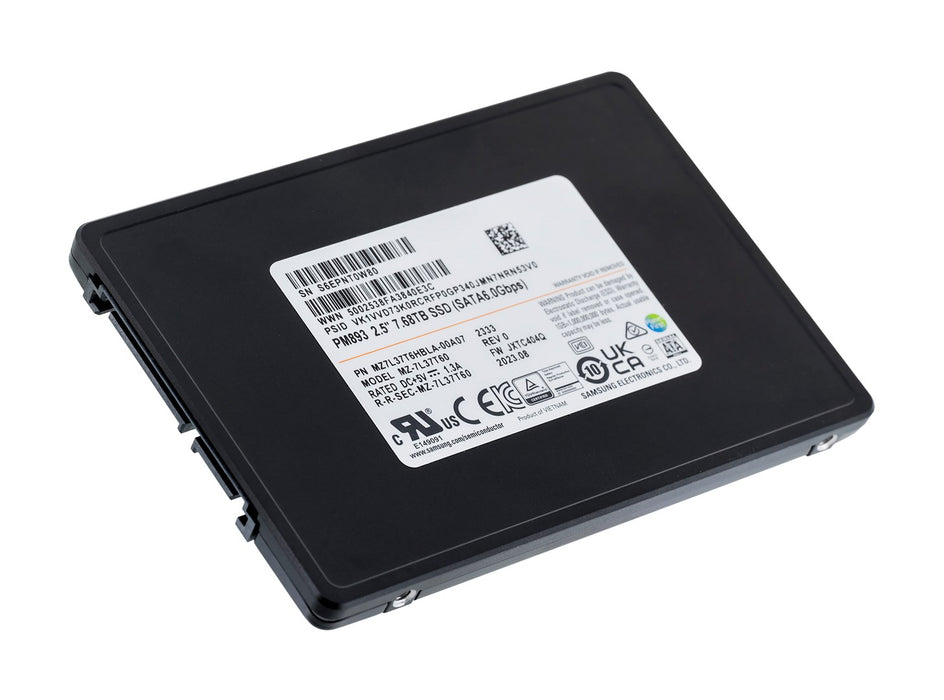 SSD Samsung PM893 7.68TB SATA 2.5" MZ7L37T6HBLA-00A07 (DWPD 1)