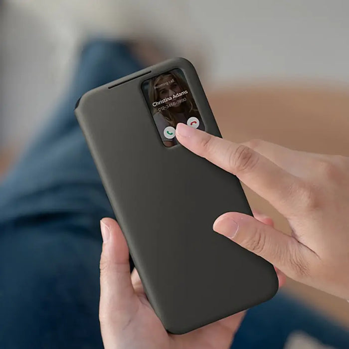 Samsung Smart View Wallet Case EF-ZS721CBEGWW for Samsung Galaxy S24 FE - Black - Cell phone cases