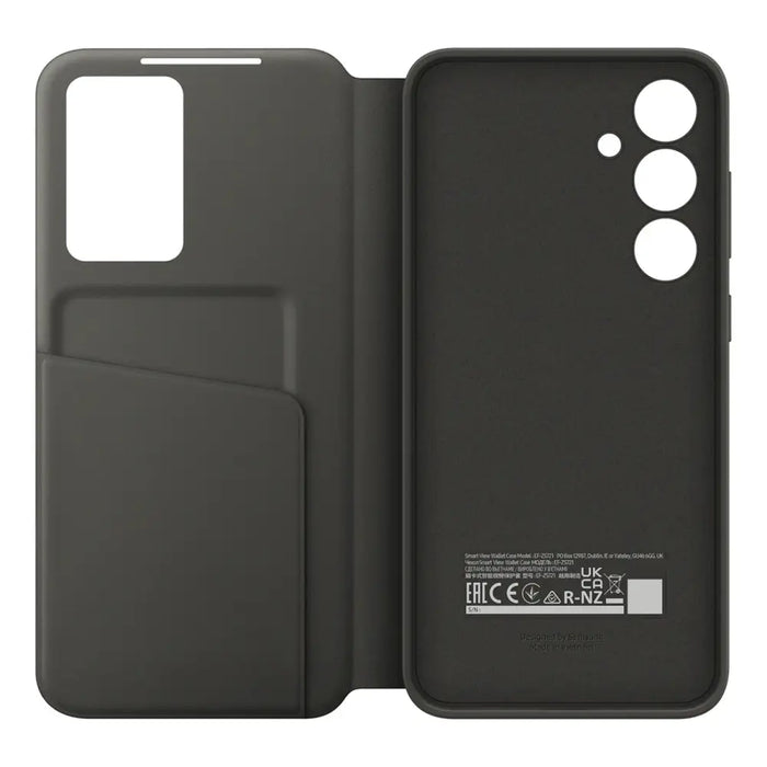 Samsung Smart View Wallet Case EF-ZS721CBEGWW for Samsung Galaxy S24 FE - Black - Cell phone cases