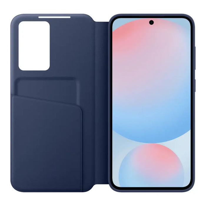 Samsung Smart View Wallet Case EF-ZS721CLEGWW for Samsung Galaxy S24 FE - Blue - Cell phone cases