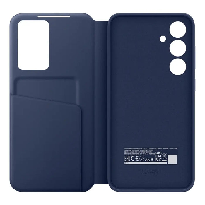 Samsung Smart View Wallet Case EF-ZS721CLEGWW for Samsung Galaxy S24 FE - Blue - Cell phone cases