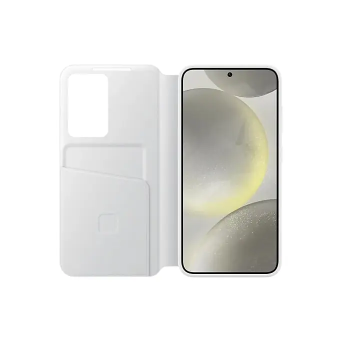 Samsung Smart View Wallet EF-ZS921CWEGWW case with flap for Samsung Galaxy S24 - white - Accessories<<<SAMSUNG Mobile