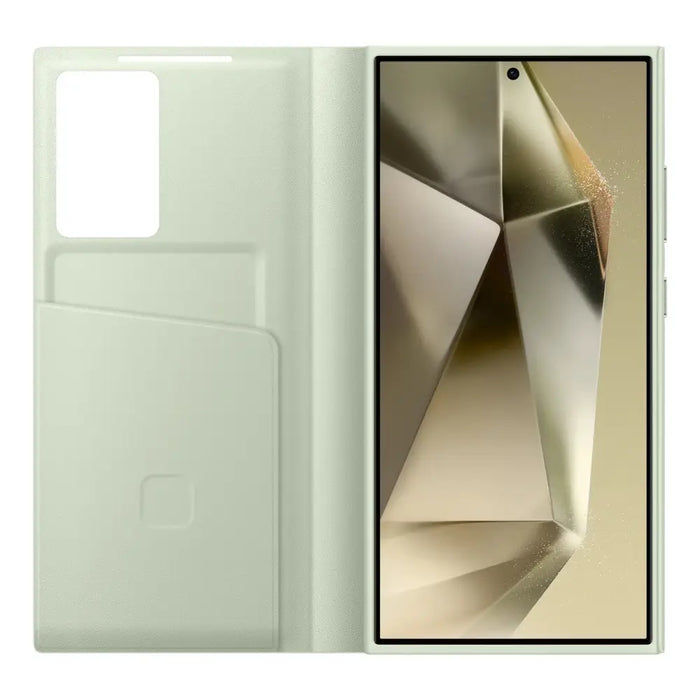 Samsung Smart View Wallet EF-ZS928CGEGWW flip case for Samsung Galaxy S24 Ultra - light green - Cell phone cases