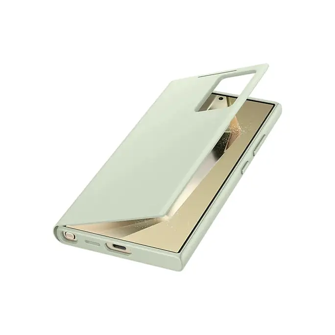 Samsung Smart View Wallet EF-ZS928CGEGWW flip case for Samsung Galaxy S24 Ultra - light green - Cell phone cases