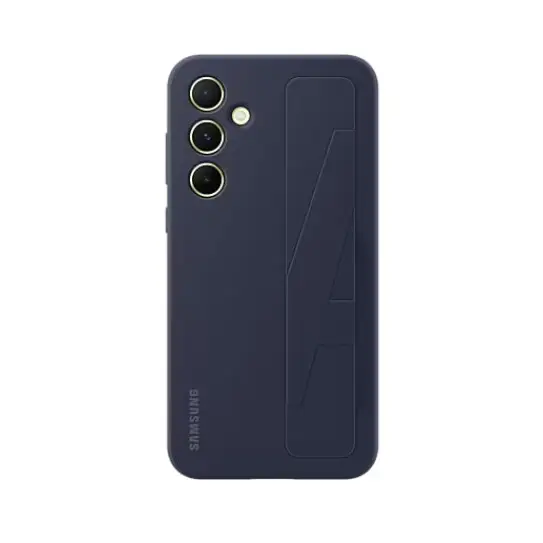 Samsung Standing Grip Case EF-GA556TBEGWW for Samsung Galaxy A55 with handle - blue-black - Cell phone cases
