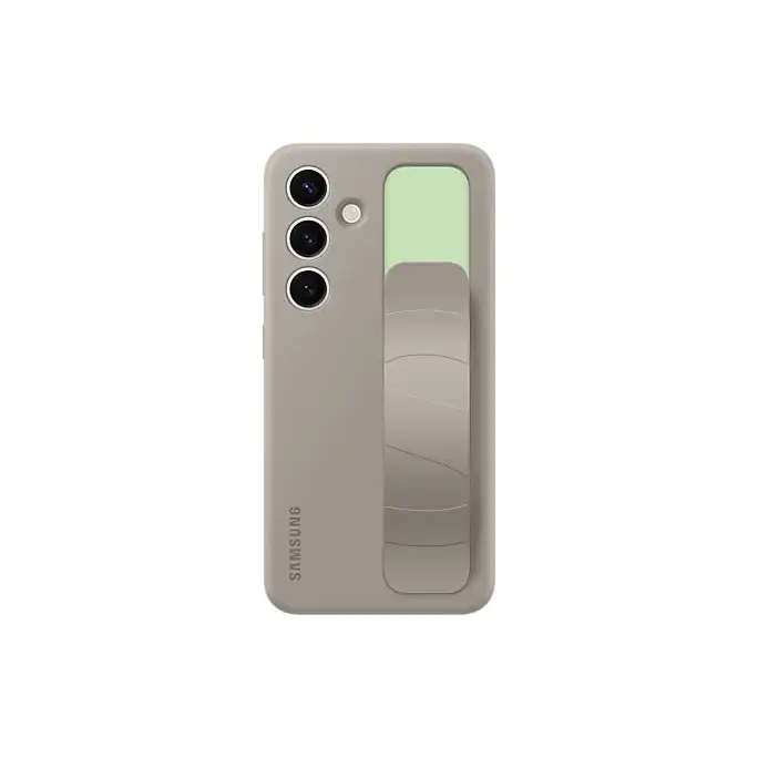 Samsung Standing Grip Case EF-GS921CUEGWW with holder / stand for Samsung Galaxy S24 - gray - Accessories<<<SAMSUNG