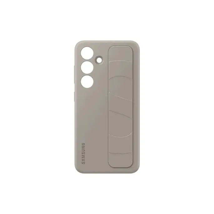 Samsung Standing Grip Case EF-GS921CUEGWW with holder / stand for Samsung Galaxy S24 - gray - Accessories<<<SAMSUNG