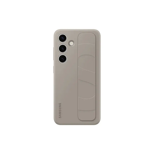 Samsung Standing Grip Case EF-GS921CUEGWW with holder / stand for Samsung Galaxy S24 - gray - Accessories<<<SAMSUNG