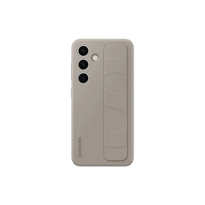 Samsung Standing Grip Case EF-GS921CUEGWW with holder / stand for Samsung Galaxy S24 - gray - Accessories<<<SAMSUNG