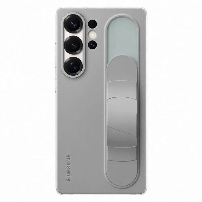 Samsung Standing Grip Case EF-GS938CJEGWW with holder / stand for Samsung Galaxy S25 Ultra - gray - Cell phone cases