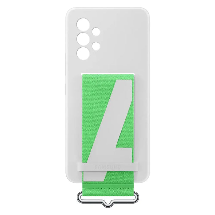 Samsung Strap Silicone Cover Case Cover for Samsung Galaxy A53 5G white (EF-GA536TWEGWW) - Cell phone cases