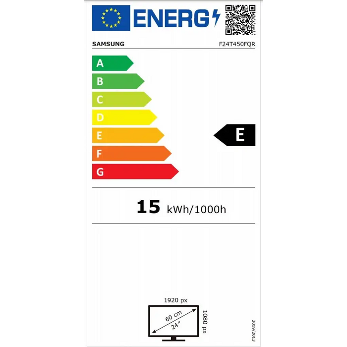 Samsung T45F computer monitor 61 cm (24’’) 1920 x 1080 pixels Full HD LCD Black - Потребителски