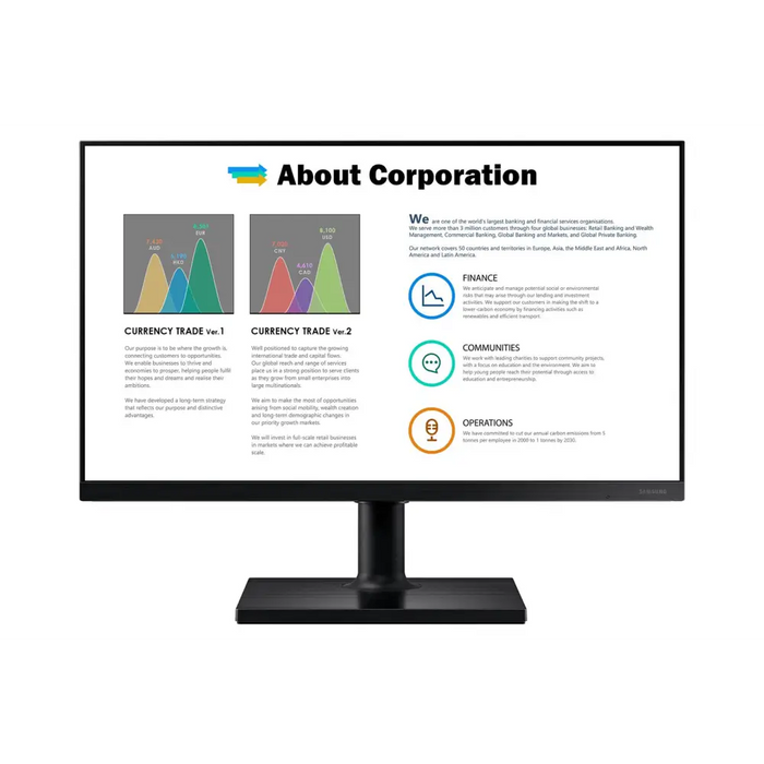 Samsung T45F computer monitor 61 cm (24’’) 1920 x 1080 pixels Full HD LCD Black - Потребителски