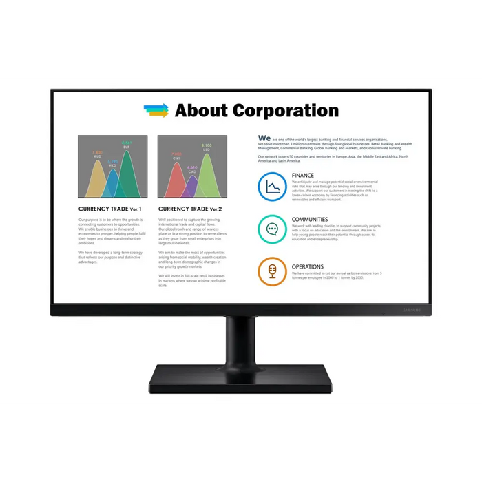 Samsung T45F computer monitor 68.6 cm (27’’) 1920 x 1080 pixels Full HD LCD Black - Потребителски