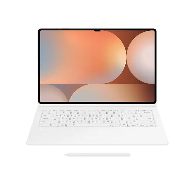 Samsung Tab S10 Ultra/S9 Ultra Book Cover Keyboard Slim White - Accessories<<<SAMSUNG Tablets<<<SAMSUNG<<<PolyComp