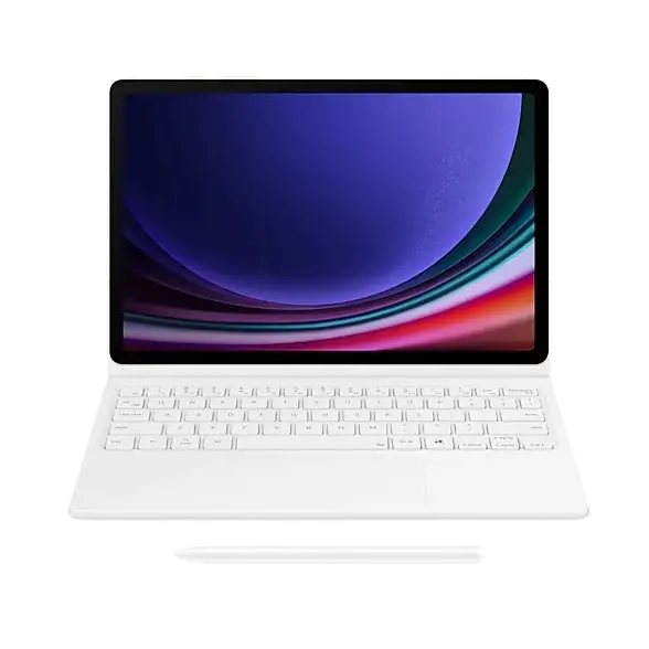 Samsung Tab S9/S9 FE Book Cover Keyboard White - Accessories<<<SAMSUNG Tablets<<<SAMSUNG<<<PolyComp