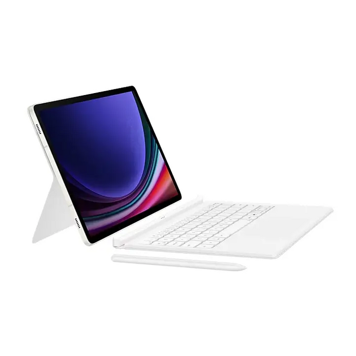 Samsung Tab S9/S9 FE Book Cover Keyboard White - Accessories<<<SAMSUNG Tablets<<<SAMSUNG<<<PolyComp