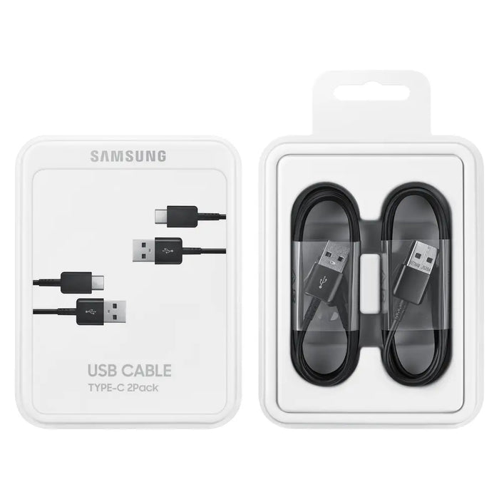 Samsung USB C cable 480Mbps 5A 1.5m (EP-DG930MBEGWW) - black (set of 2) - Cell phone
