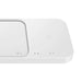 Samsung Wireless Charger Duo EP-P5400TWEGEU inductive charger 15W - white + mains charger + cable - Cell phone USB