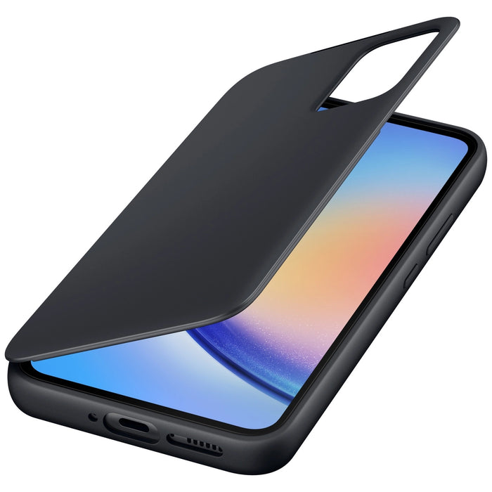 Samsung Smart View Wallet Case за Samsung Galaxy A34 5G Cover with Smart Flip Window Card Wallet Black (EF-ZA346CBEGWW)