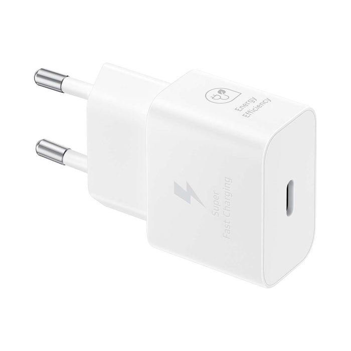 Samsung EP-T2510XWEGEU 25W SFC GaN wall charger with USB-C cable - white