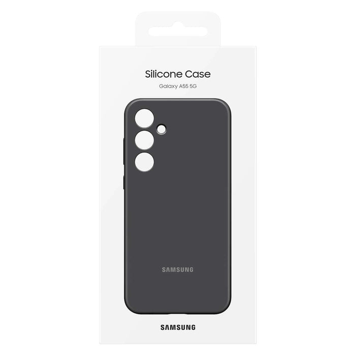 Samsung Silicone Case EF-PA556TBEGWW for Samsung Galaxy A55 - black