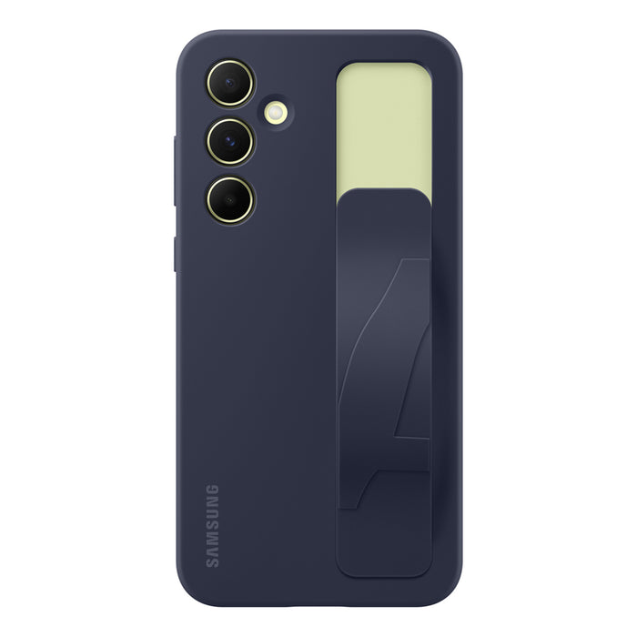 Samsung Standing Grip Case EF-GA556TBEGWW for Samsung Galaxy A55 with handle - blue-black