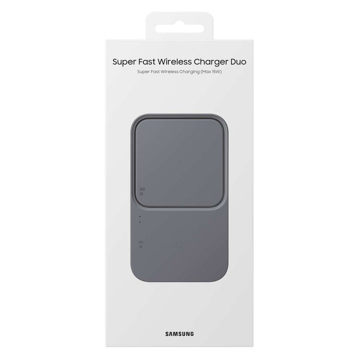 Samsung Duo EP-P5400TBEGEU 15W inductive charger with mains charger and power cable - black