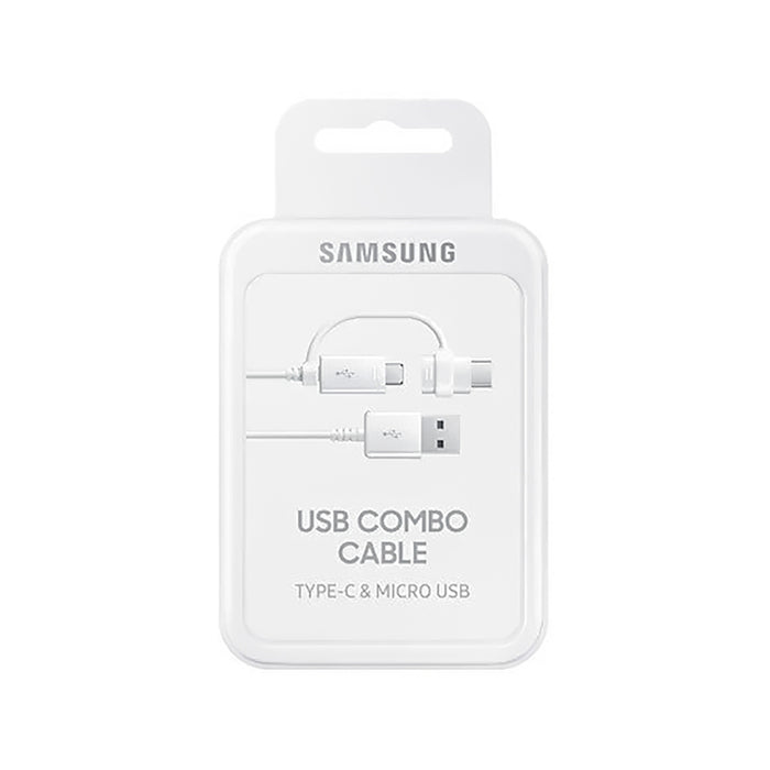 Samsung Combo EP-DG930DWEGWW Cable USB-A / micro USB - USB-C 1.5m - white