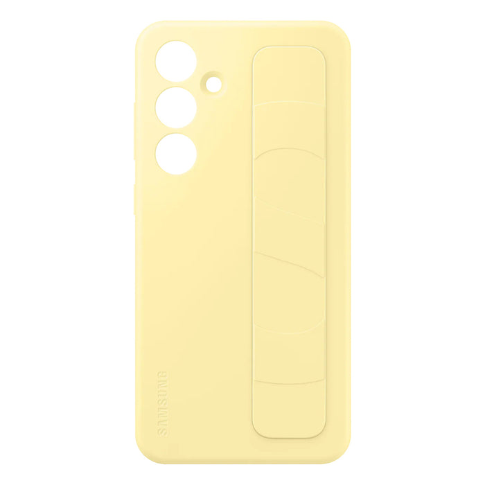 Samsung Standing Grip Case EF-GS721CYEGWW with holder / stand for Samsung Galaxy S24 FE - yellow