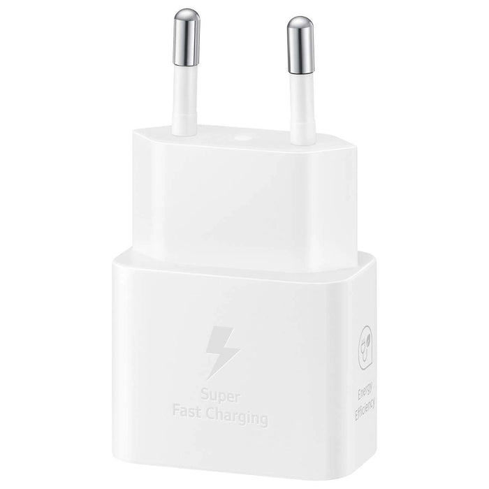 Samsung EP-T2510NWEGEU 25W SFC USB-C GaN wall charger - white