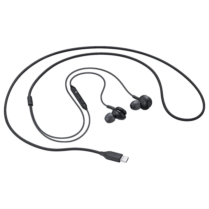 Samsung EO-IC100BBE USB-C Stereo Hi-Fi Wired Headphones (OOB Bulk - Replacement Packaging) - Black