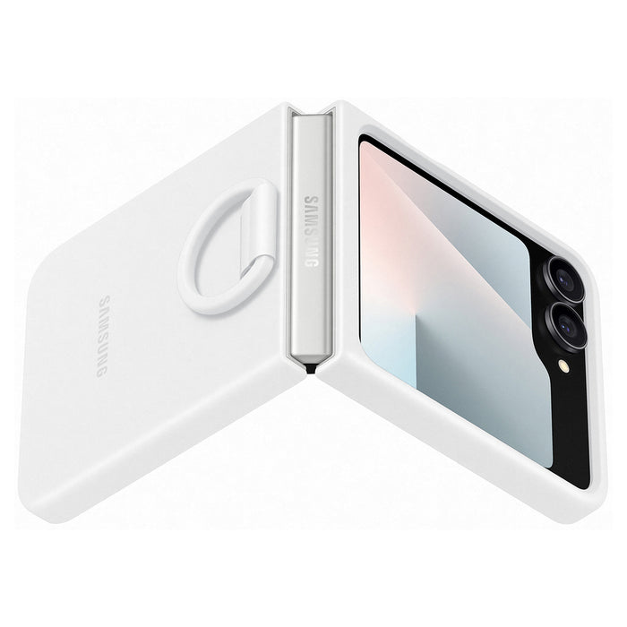 Samsung Silicone Case for Samsung Galaxy Z Flip7 FE - White