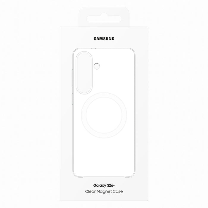 Samsung Clear Magnet Case for Samsung Galaxy S26+ compatible with MagSafe - transparent