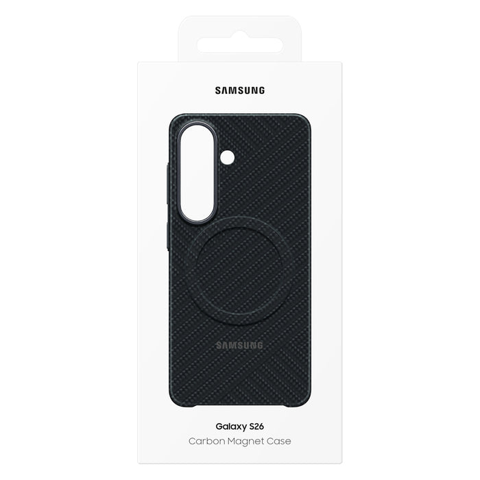 Samsung Carbon Magnet Case for Samsung Galaxy S26+, compatible with MagSafe - black