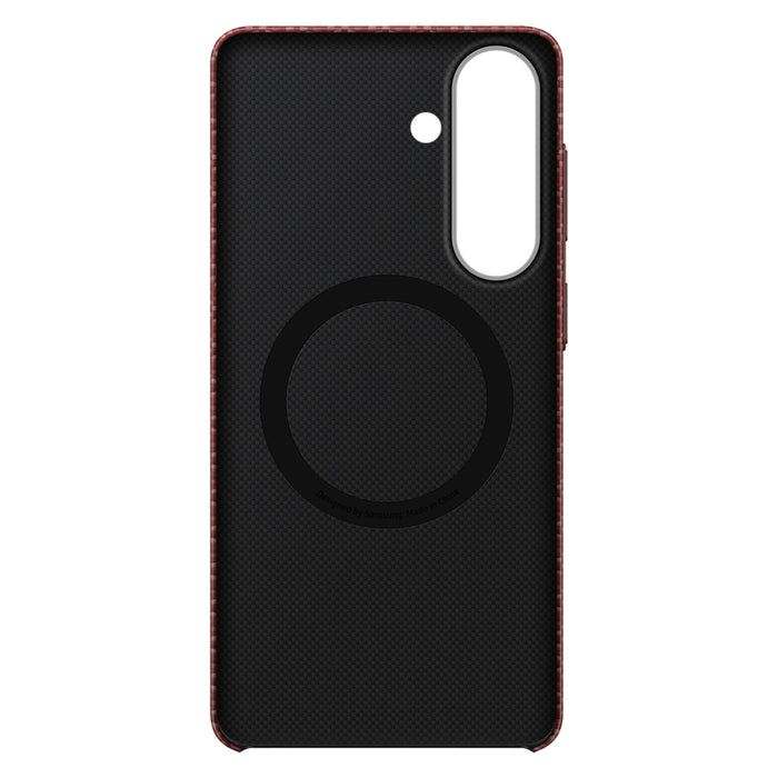 Samsung Carbon Magnet Case for Samsung Galaxy S26+, compatible with MagSafe - red