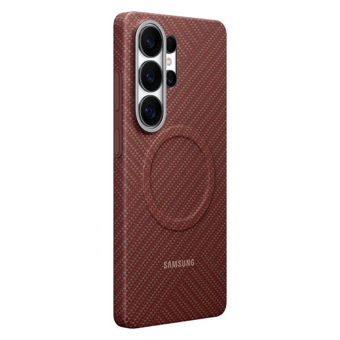 Samsung Carbon Magnet Case for Samsung Galaxy S26 Ultra, MagSafe Compatible - Red