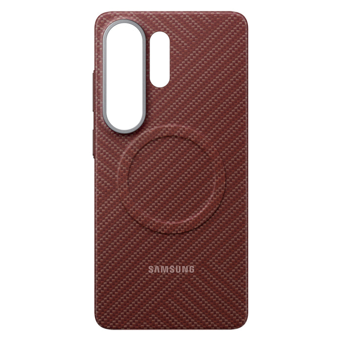 Samsung Carbon Magnet Case for Samsung Galaxy S26 Ultra, MagSafe Compatible - Red
