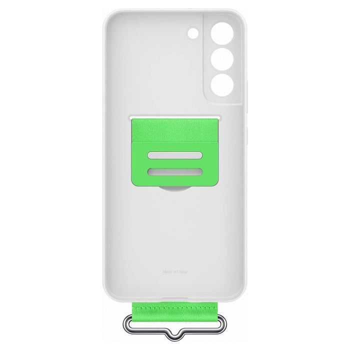 Samsung Silicone Cover Rubber Silicone Cover Case for Samsung Galaxy S22 + (S22 Plus) white (EF-GS906TWEGWW)
