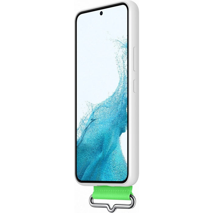 Samsung Silicone Cover Rubber Silicone Cover Case for Samsung Galaxy S22 white (EF-GS901TWEGWW)