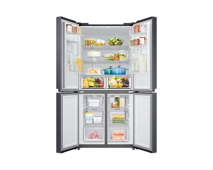 Samsung RF48A401EB4/EO side-by-side refrigerator Freestanding 488 L E Black