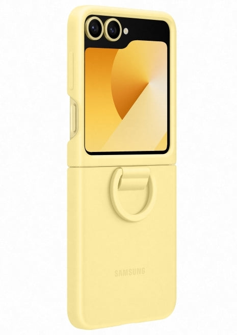 Samsung Yellow Silicone Case - For Samsung Galaxy Z Flip 6