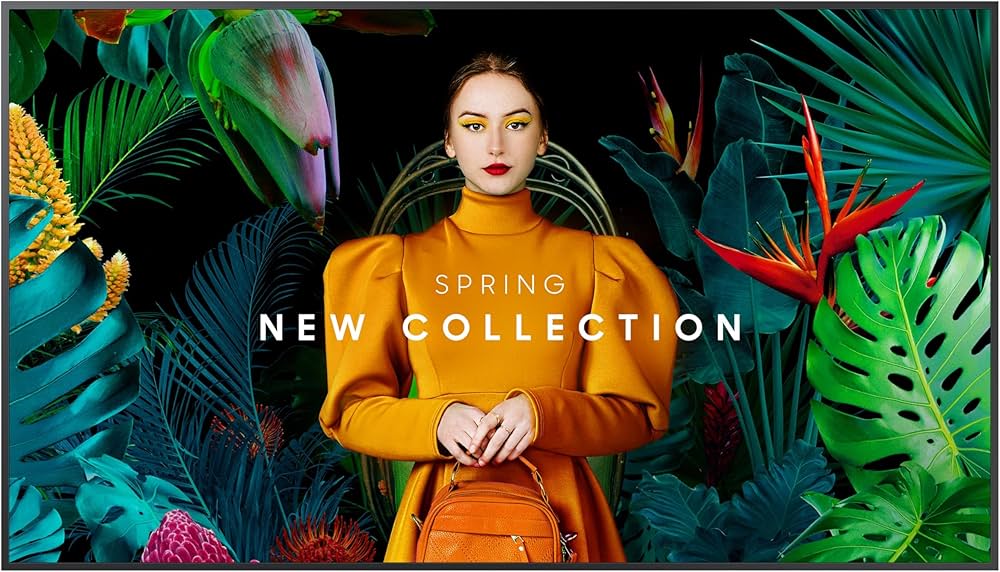 SAMSUNG 43inch UHD/4K 16:9 QH43C Slim-LED 700nits Speakers 2x10W black 3xHDMI 2.0 DP 1.2 USB 2.0 x 2 Ethernet WiFi Dualband BT