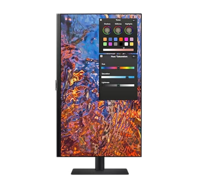 Samsung 27B800, 27" IPS LED, 60 Hz, 5 ms GTG, 3840x2160, 300 cd/m2, Flicker Free, PBP, PIP, USB-C 90W, 3xUSB 3.0, Display Port 1.4, 2xHDMI 2.2, Black