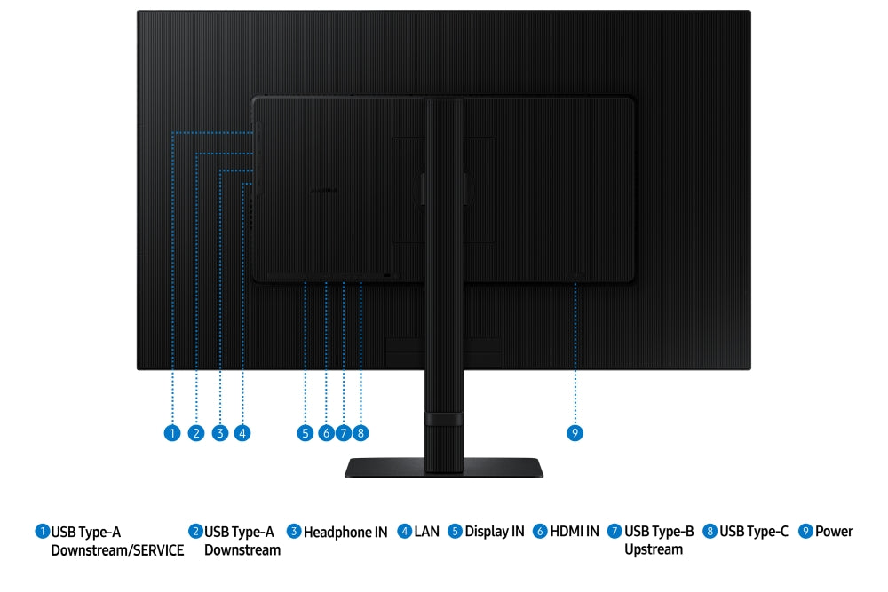 Samsung 32D800  32" VA LED, 3840x2160 PBP, PIP, USB-C 90W, USB 3.0, DP, HDMI Black