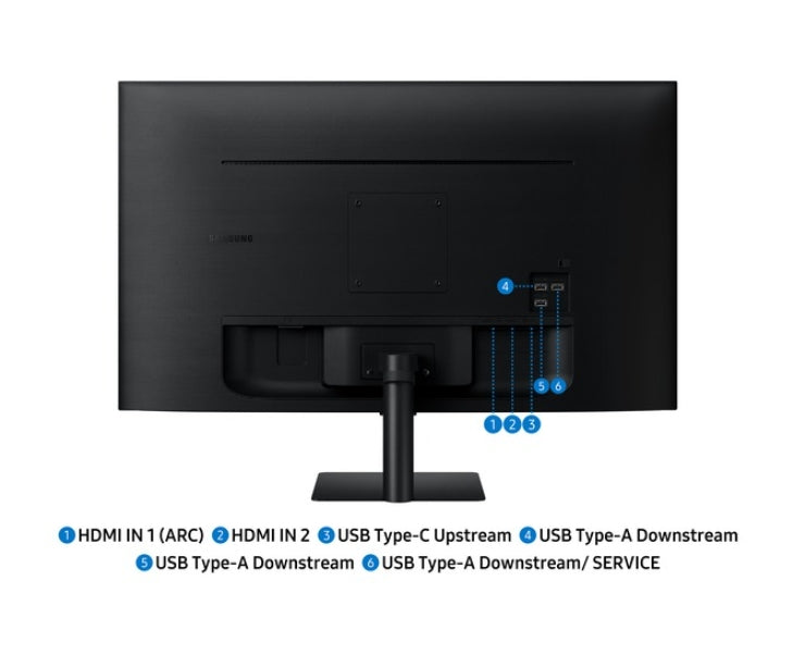 Samsung LS32FM700 32" VA LED, SMART 3840x2160  3xUSB 2.0, 2xHDMI 1.4, Wi-Fi 5, Bluetooth, Speakers, Black