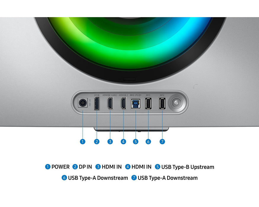 Monitor Samsung Odyssey OLED G8 G85SD Ultra WQHD - 34" CURVED 1800R, 175 Hz, 0.03ms